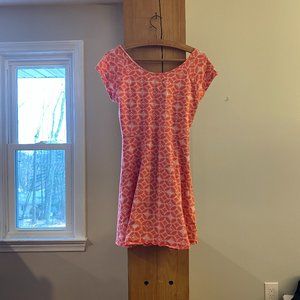 Short sleeved extra large summer dress